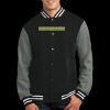 Fleece Letterman Jacket Thumbnail