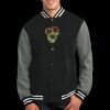 Fleece Letterman Jacket Thumbnail
