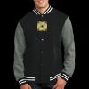 Fleece Letterman Jacket Thumbnail