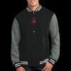 Fleece Letterman Jacket Thumbnail