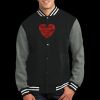 Fleece Letterman Jacket Thumbnail