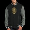 Fleece Letterman Jacket Thumbnail