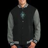 Fleece Letterman Jacket Thumbnail