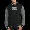 Fleece Letterman Jacket Thumbnail