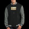 Fleece Letterman Jacket Thumbnail