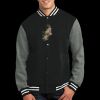 Fleece Letterman Jacket Thumbnail