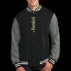 Fleece Letterman Jacket Thumbnail