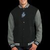 Fleece Letterman Jacket Thumbnail