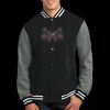 Fleece Letterman Jacket Thumbnail