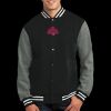 Fleece Letterman Jacket Thumbnail