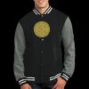 Fleece Letterman Jacket Thumbnail