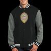 Fleece Letterman Jacket Thumbnail