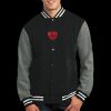 Fleece Letterman Jacket Thumbnail