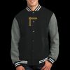 Fleece Letterman Jacket Thumbnail