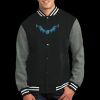 Fleece Letterman Jacket Thumbnail