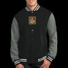 Fleece Letterman Jacket Thumbnail