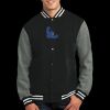 Fleece Letterman Jacket Thumbnail