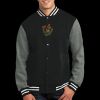 Fleece Letterman Jacket Thumbnail