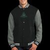 Fleece Letterman Jacket Thumbnail