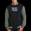 Fleece Letterman Jacket Thumbnail