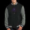 Fleece Letterman Jacket Thumbnail