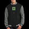 Fleece Letterman Jacket Thumbnail
