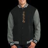 Fleece Letterman Jacket Thumbnail