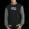 Fleece Letterman Jacket Thumbnail