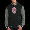 Fleece Letterman Jacket Thumbnail