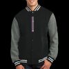Fleece Letterman Jacket Thumbnail