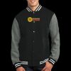 Fleece Letterman Jacket Thumbnail