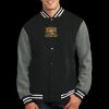 Fleece Letterman Jacket Thumbnail