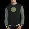 Fleece Letterman Jacket Thumbnail