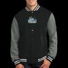 Fleece Letterman Jacket Thumbnail