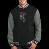 Fleece Letterman Jacket Thumbnail