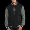 Fleece Letterman Jacket Thumbnail