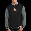 Fleece Letterman Jacket Thumbnail