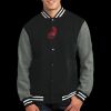 Fleece Letterman Jacket Thumbnail