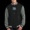 Fleece Letterman Jacket Thumbnail