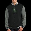 Fleece Letterman Jacket Thumbnail