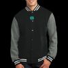 Fleece Letterman Jacket Thumbnail