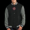 Fleece Letterman Jacket Thumbnail