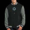 Fleece Letterman Jacket Thumbnail