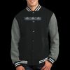 Fleece Letterman Jacket Thumbnail