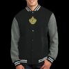 Fleece Letterman Jacket Thumbnail