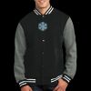 Fleece Letterman Jacket Thumbnail