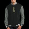 Fleece Letterman Jacket Thumbnail