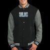 Fleece Letterman Jacket Thumbnail