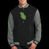 Fleece Letterman Jacket Thumbnail