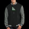 Fleece Letterman Jacket Thumbnail